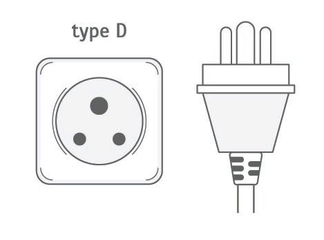 Prise électrique type D