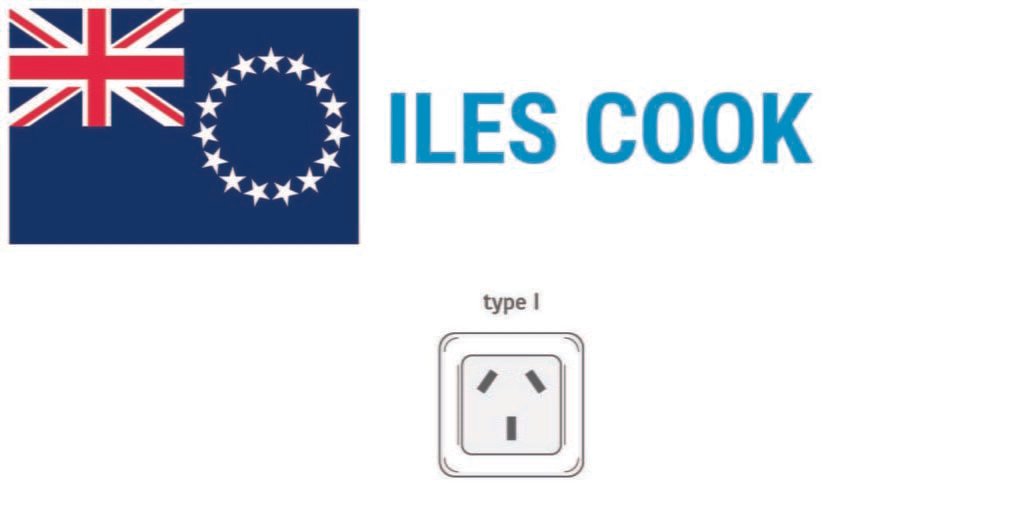 Prises électriques aux Iles Cook