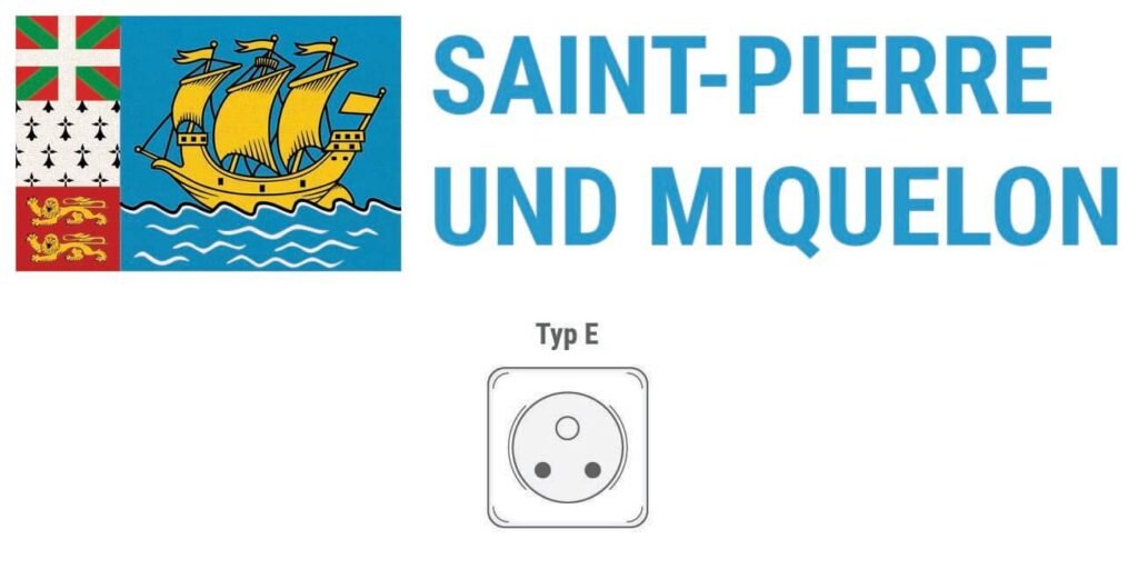 Die Steckdosen, die man findet in Saint-Pierre und Miquelon