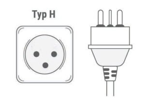 Stecker und Kupplung vom Typ H