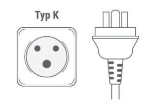 Stecker und Kupplung vom Typ K